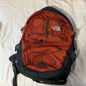North Face Borealis Men’s Orange and Grey Backpack